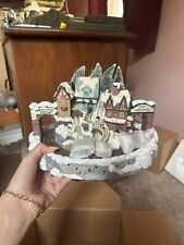 Vintage North Pole Series Dept 56 North Star Commuter Christmas Train Station picture