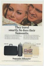 Samsonite Silhouette They Travel Smartly So Does Samsonite 1965 Vintage Ad  picture