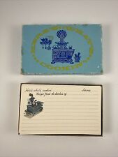 Vintage Recipe Cards 3x5 Heres Whats Cooking Box of Unused Cards W/ Box Original picture