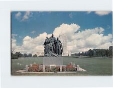 Postcard The Pioneer Family Statue Bismarck North Dakota USA picture