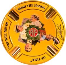 Limited Edition Large 8.75 Arturo Fuente Porcelain Cigar Ashtray Yellow picture