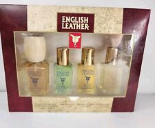 Vintage English Leather Spray Cologne Gift Set NOS Bottle, Lime, Spiced, Musk picture