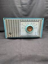 Vintage Turquoise  MCM Motorola AM Tube Radio No Power cord picture