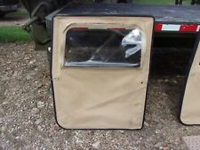 MILITARY SURPLUS HMMWV DRIVER  DOOR TAN M998 TRUCK-BAD WINDOW STITCHING ARMY picture