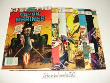 Fightin Marines 8 Comic Lot 1983 Charlton #166 167 168 169 170 173 174 176 War picture