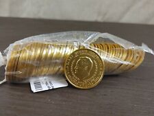 Roll of 50 Vintage 1964 Barry Morris Goldwater Golden Aluminum Tokens picture