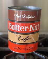 Vintage 32-Ounce Size Butter-Nut Perk-O-Lectric Coffee Can - No Lid, No Coffee picture
