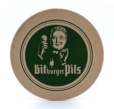 Beer Coaster-Vintage Bitburger Brewery Bitbug Germany Version 22-R487 picture