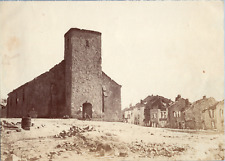 France, Bazeilles, Church after the Bombings, Vintage Print, ca.1870 picture