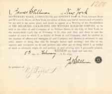 Appointment Issued to and Signed by James Stillman - Autographs - Autographs of  picture