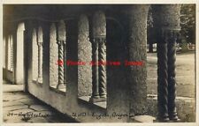 OR, Eugene, Oregon, RPPC, University Architecture Columns, 1929 PM, Photo picture