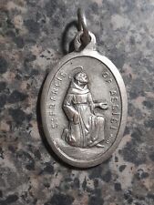 Vintage St Francis of Assisi Pray For Us Medal picture