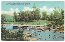 Arcadia Valley Missouri c1940's St. Francois River, Silver Mines Crossing picture