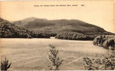 Chain of Ponds from the Arnold Trail Maine Divided Unposted Postcard 1910s picture