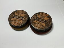 (2) Gimbel Brothers Antique Phonograph Needle Tin Dusters picture