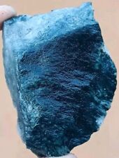 212g Rare Etched Blue Riebeckite/included Quartz Crystal From Zagi Mountain KPk  picture