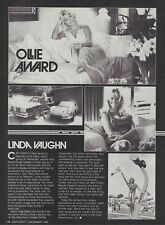 1980 Miss Hurst Golden Shifter Linda Vaughn Vintage Magazine Article Ad 80 picture