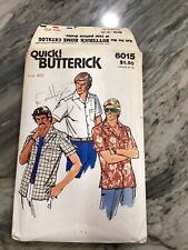 Butterick Vintage Men’s Shirt Pattern #6015. Cut. All There picture