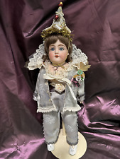 Antique German Bisque Boy Holliday Party Doll ( 17