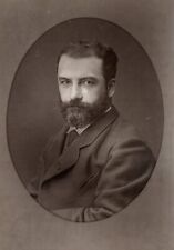 French Artist Léon Bonnat antique 1880s photoglypty photograph picture
