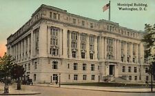 Postcard Washington DC Municipal Building Unused Antique Vintage PC f4349 picture