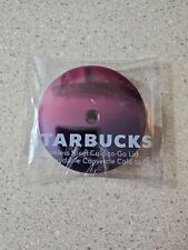 NEW Starbucks Stainless Steel Cold-to-Go Lid  2015 Purple Pink picture