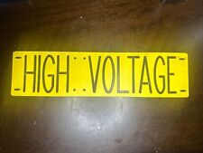 HIGH VOLTAGE SIGN PG&E POWER LINE POLE 14