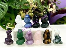Wholesale Lot 10 PCs Natural Mix Crystal Cobra Snake Healing Energy picture