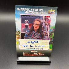 2023 Upper Deck WandaVision #WRA-KD Kat Dennings Warped Reality Inscribed Auto picture