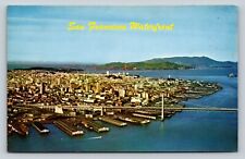 Waterfront Natural Harbor City View San Francisco, CA VINTAGE Postcard picture