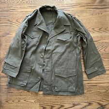 Original French Army Vintage 1950s Men's Armee Military Jacket Size L - Unworn picture
