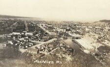 CD-134 WA, Aberdeen Aerial View Real Photo Postcard RPPC on AZO Paper Vintage picture