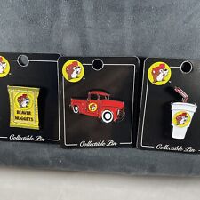 Bucees Set Of 3 Collectible Lapel Pin Beaver Nuggets Cup Red Truck New Texas picture