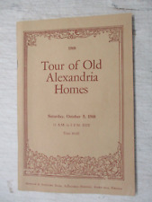 VINTAGE 1968 TOUR OF OLD ALEXANDRIA HOMES  OCTOBER 5, 1968 CLASSICAL REAL ESTATE picture