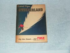 VINTAGE TWA AIRLINES TRAVEL TIPS BOOKLET FRANCE 1956 127 PAGES picture