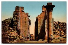 ANTQ Great Temple of Ammon, II Pylon, Karnak, Egypt Postcard picture