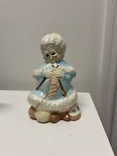 VTG Atlantic Mold MRS. CLAUS  Christmas Hand Painted Ceramic Decor 1970s picture