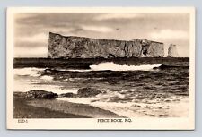 Antique Old Postcard RPPC PERCE ROCK Quebec Canada Real Photo 1910-1920 picture