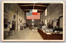 San Antonio~US 48-Star & Texas Flags~The Alamo~Davy Crockett Limestone Tennessee picture