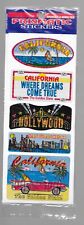 Vintage CALIFORNIA Prismatic Stickers Pack Hollywood San Francisco Golden State picture
