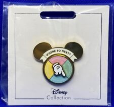 Disney Parks Collection Where To Next Magic Kingdom Spinner Pin - NEW picture