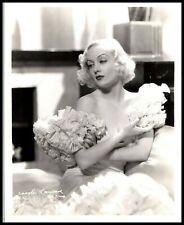 Exquisite Beauty Carole Lombard Original 1930s Art Deco High Glamour PHOTO 486 picture