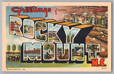 Postcard Greetings From Rocky Mount, North Carolina, Large Letter picture