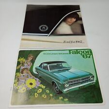 Lot Of 2 Vintage Ford Car Brochures 1967 (Falcon, LTD) picture