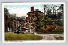 Lake Placid Club NY-New York, Forest Hall, c1916 Vintage Souvenir Postcard picture
