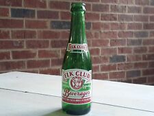 RARE Vintage ELK CLUB BEVERAGES Beaudoin Bro LEOMINSTER Mass MA ACL SODA BOTTLE  picture
