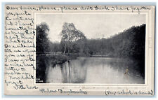 1907 Scenic View Of Echo Lake From Briarcliff Manor New York NY Antique Postcard picture
