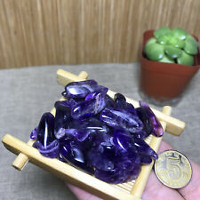 45pcs Natural Dream Amethyst violet polish Crystal Quartz specimens TumbledA7095 picture