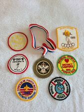 BSA Concilio De Puerto Rico District & Council Scout Olympics Patch Medal Lot picture