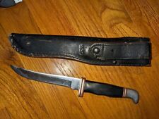 Vintage G96 Brand Knife Model 920 Rustproof Steel Japan with Leather Sheath picture